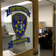 A Vallejo Police Department detective works on his computer at the police headquarters on May 7, 2008, in Vallejo, California.